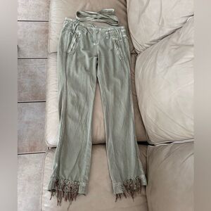 Shangano Silk Blend Boho Pants